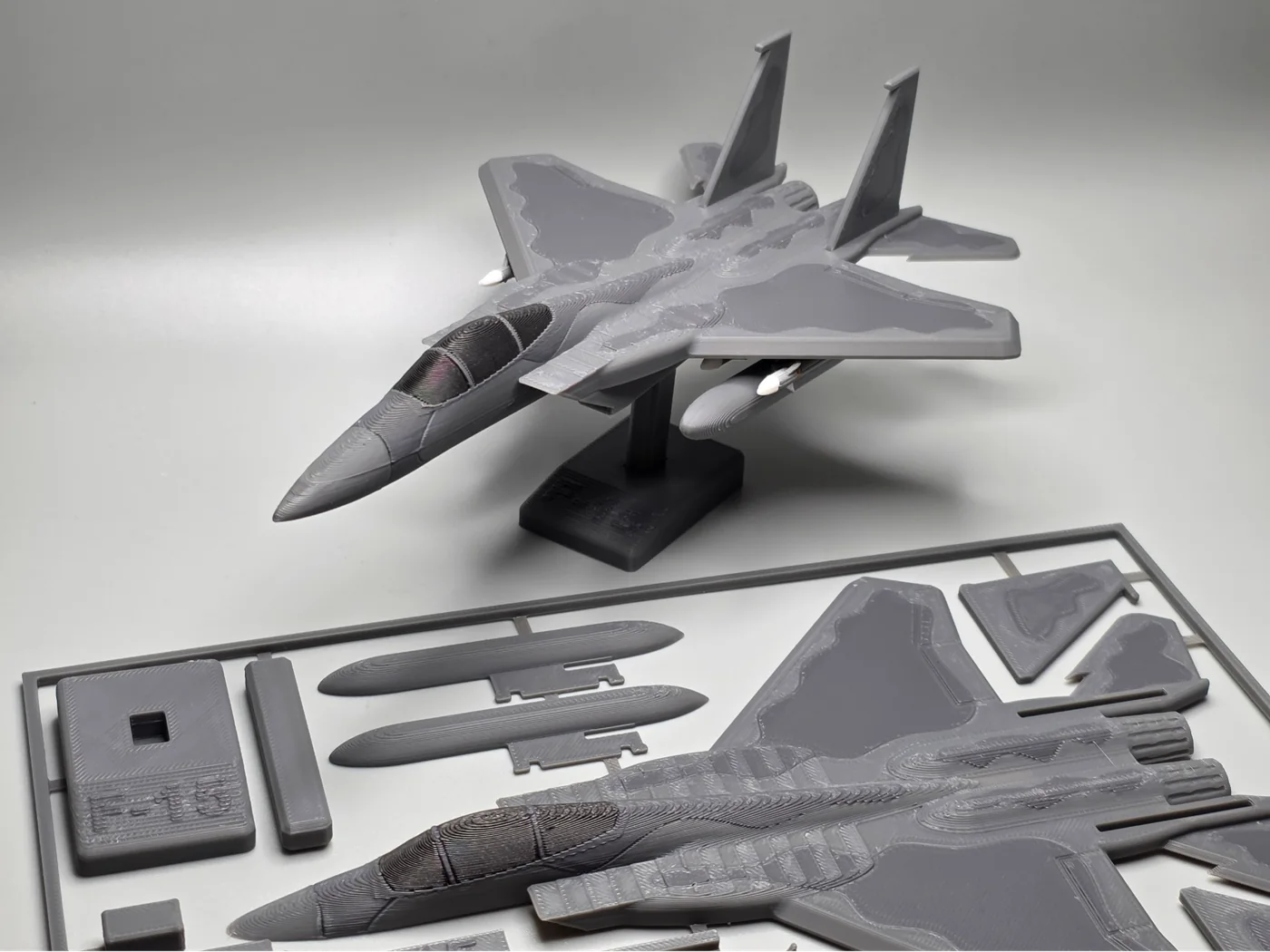 F-15 Plane Kit Card