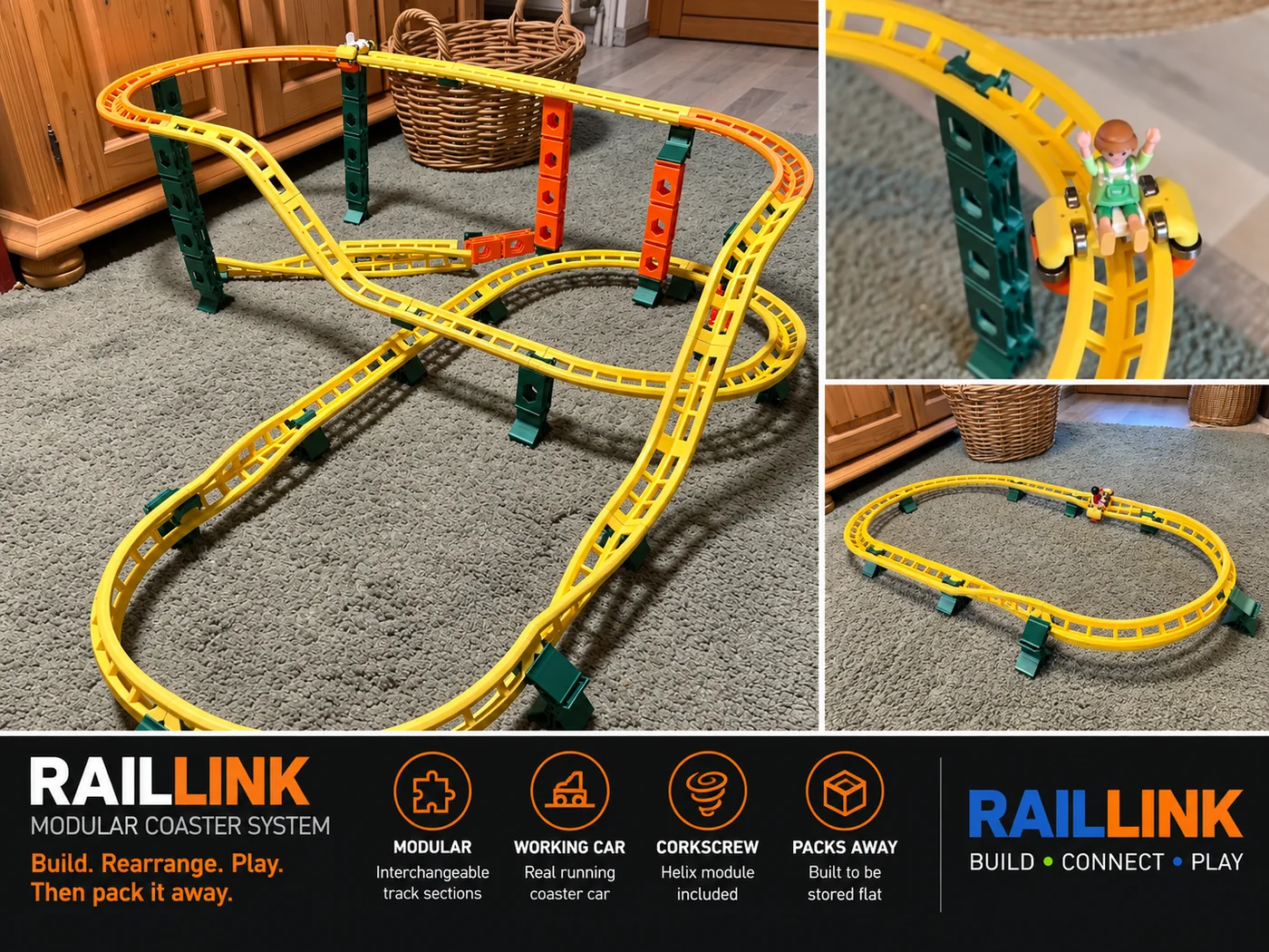RailLink - Real modular rollercoaster
